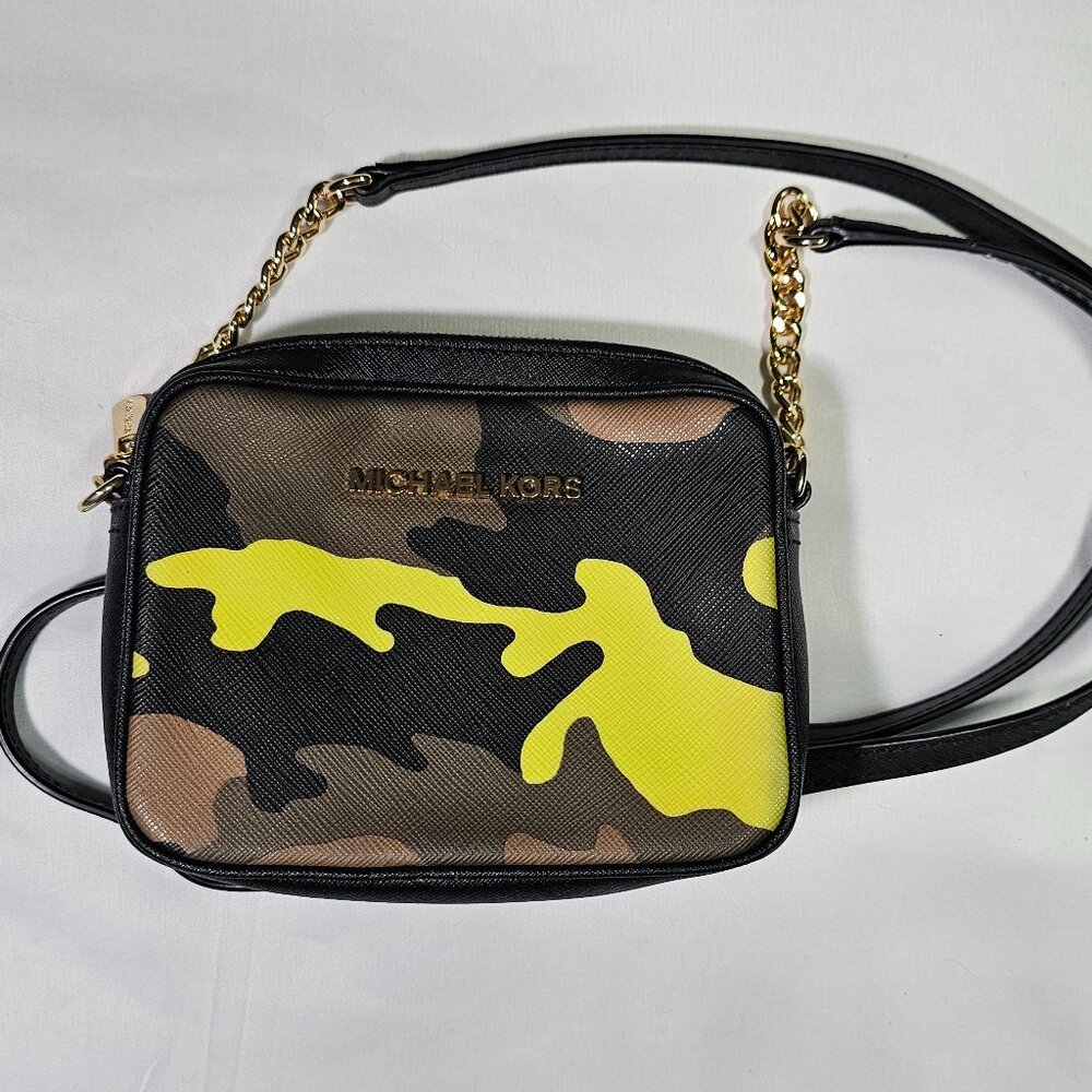 Rare Michael Kors small crossbody camo bag